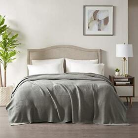 Ink Ivy Bree Knit Throw Blanket For Bed Sofa And Couch Lightweight