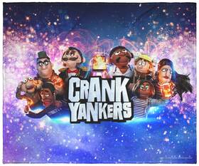 Vcy0001bl Intimo Crank Yankers Character Poster Silk Touch Plush Fleece Throw Blanket Wall Scroll