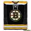 Ipo8176 Boston Bruins Hl Contemporary Style Black Super Colorful Plush Luxurious Throw 5691764408833