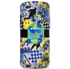 780-4204 Iscream Corey Paige Hockey 56 Inch X60 Fleece Throw Blanket