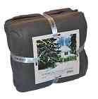 Italian Collection Luxuria Micro Plush Fleece King Throw Blanket Gray 600518802624