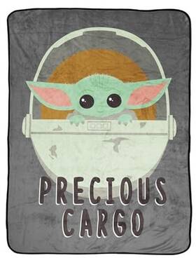 Jay Franco 032281408404 The Mandalorian Kids Throw Blanket - Plush 46 Inch X 60 For Boys