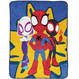 Jay Franco 032281420383 Marvel Spidey And His Amazing Friends Kids Throw Blanket Plush 46 Inch X 60 Th
