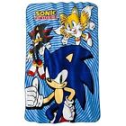 Jay Franco Sonic The Hedgehog Plush Micro Raschel Twin Throw Blanket 62 X 90 New 073558683995