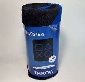 25l008812 Jay Franco & Sons Pllaystation Blue And Black Xray Video Games Fleece Throw 46 Inch X 60