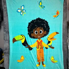 21l041014 Jay Franco & Sons Jfa39-10/21l041014 Disney Encanto Antonio Super Soft Plush Throw Blanket 46 X 60 Inches Gift
