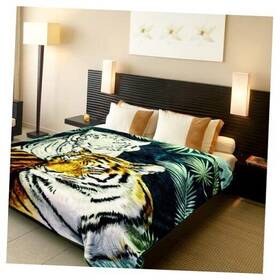 Jcp Hometex Inc 815139027657 Tiger Blanket Queen Size Thick Mexican - Winter Blankets