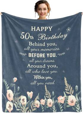 Newliuwu-585316750-black-245 Jdiikco 50th Birthday Gifts For Women 1974 Blanket 50 Inch X60 Birthda