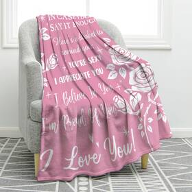 Jekeno 702103468458 Best Affirmation Blanket Gifts For Her Wife Girlfriend Women I Love You