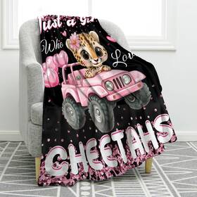 Jekeno 702103468595 Cheetah Blanket Gifts For Girls Daughter Sister Birthday Christmas Par