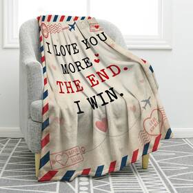 Jekeno 702103636734 Wedding Anniversary I Love You Blanket Gifts For Her Him Valentine S Birthda