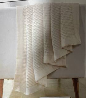 1796261 Jennifer Adams All Season Classic Waffle Weave Throw