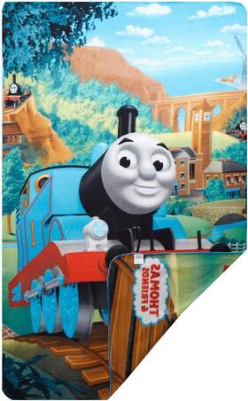 17bl146 Jerry Fabrics Thomas And Friends Track Fleece Blanket