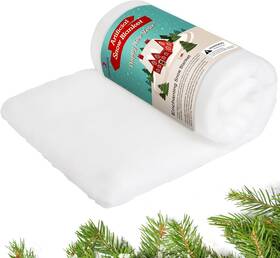 Jevrench 767461625172 Fluffy Christmas Blanket Realistic Artificial Snow For Decor. Perfect Chris