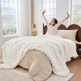 B0d1k19t7z Jeyfull Fluffy Blanket For Couch Soft Luxury Faux Rabbit Fur Throw Cozy Fuzzy