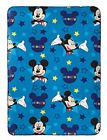 Jf16152ecd Jay Franco Mickey Mouse Plush Travel Blanket Blue 032281161521