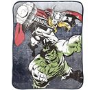 Jf21898ecd  Marvel Thor Mighty Plush Throw Bedding 032281218980