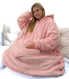 Jfujfu 692090306652 Wearable Blanket Sweatshirt For Women - Oversized Hoodie Pullover Funny Gift