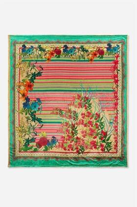H10821-8 Johnny Was 193107758438 Fresh Garden Laurel Canyon Cozy Blanket- Discontinued Nwt