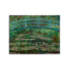 Johnny Was 196521874098 Japanese Footbridge Travel Blanket Reversible Home Lounge Green New