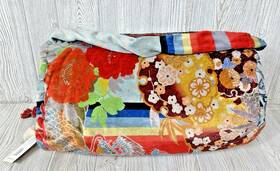 Ch0820-0 Johnny Was Dragon Cozy Blanket Multi Colored Soft Nwt One Size Storage Bag