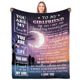 Mt-togfr-1 Jopjoliw Girlfriend Blanket I Love You To Gifts Romantic