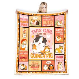 G-541-tjl-130x150 Juirnost Girls Guinea Pig Fleece Throw Blanket 50 In X 60 Super Soft Cozy Giftttt