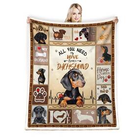 Y-23-tjl-smr-130x150 Juirnost Dachshund Gifts Daschund For Women Weiner Dog Blanket Lovers Sofa 50 X 60
