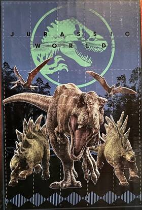 Jurassic World 073558803287 Plush Weighted Blanket 48 Inch X 60 Soft Polyester Dinosaur Design