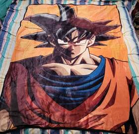 137406 Just Funky Exclusive Dragon Ball Z Goku Fleece Blanket 45 X 60 Inch