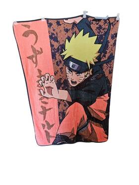 Just Funky 841092144469 Naruto Shippuden Uzumaki Character Plush Fleece Throw Blanket 45 Inch X 60