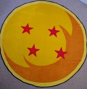 4-star Just Funky 841092144803 Dragon Ball Z Throw Blanket Round Plush 56 Inch X 58