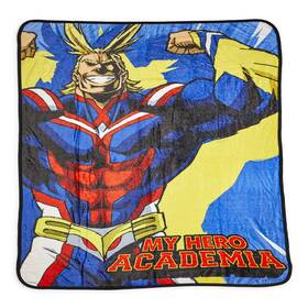 B082dzjt8n Just Funky My Hero Academia All Might Large Fleece Throw Blanket Official