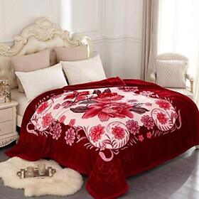 Jyk Heavy Korean Mink Fleece Plush Blankets King Size 10lbs 2 Ply