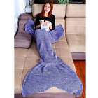 K05311706purple2650891 Coroler Mermaid Fish Tail Blanket