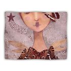 Kess Inhouse Suzanne Carter Prudence Pink Portrait Throw Pet Blanket 60 X 50 616913172774