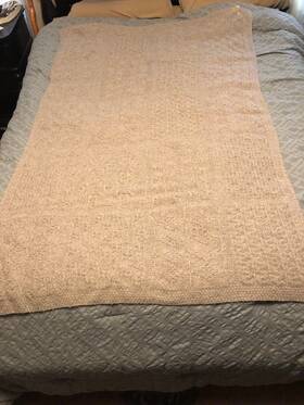 19140 Kilronan Merino Wool Throw Natural 64x40