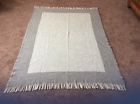 Klippan 100 Lambswool Gray Swedish Throw Blanket Fringe 56.5 X 78.5 Inches 7340032214857