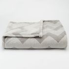 Kohl S The Big One Ultraplush Full Queen Blanket 90 X 92 Chevron Gray Warm Cozy Nwt 400991547353