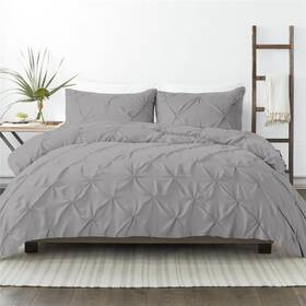Kc319193ovrspltdco6slvrck Kotton Culture 600 Thread Count Pinch Pleated 3 Oversized King Light Grey