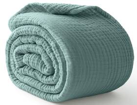 Khusb5s4c1th Kozyhvn 100% Cotton Muslin Blanket Large 50 Inch X 70 6 Layers Breathable And Lightweigh