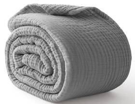 Khusb5s4dgth Kozyhvn 100% Cotton Muslin Blanket Large 50 Inch X 70 6 Layers Breathable And Lightweig