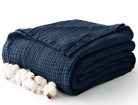 Khusb5s4n1th Kozyhvn 100% Cotton Muslin Blanket Large 50 Inch X 70 6 Layers Breathable And Lightweight
