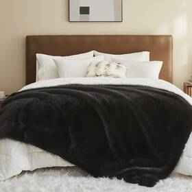 Lagraty B0dm595gww Lftagraty Faux Fur Throw Blanket 60x 80 Luxury Fluffy Plush Thick