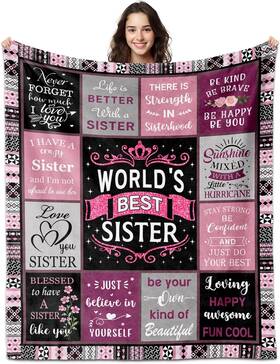 Laiord 313096936956 Sister Gifts Sisters From Gift For Blanket 60 Inch
