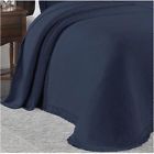 Lbbd14337 Lamont Jacquard Queen Blue Bedspread Woven
