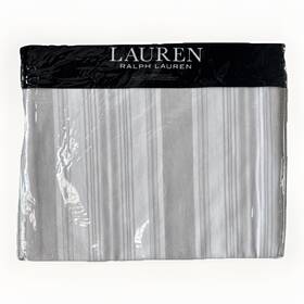 Lauren Ralph 886087291797 White Gray Blanket Striped Grey Carolyne Full Queen Bed New