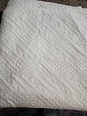 Lauren Ralph 886087389913 King Size Classic Weave Bed Blanket Cream White