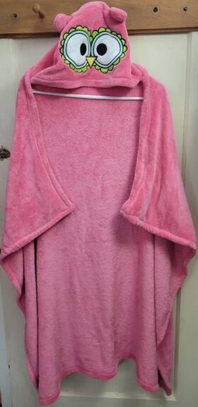 Ab365 Lazy One Pink Owl Animal Blanket Hoodie Kids Wearable Warm Hood Snuggle Blankie Ab365 Lazy One Pink Owl Animal Blanket Hoodie Kids Wearable Warm Hood Snuggle Blankie