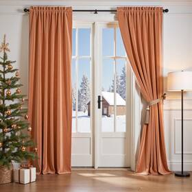 Lzrbrp2-5284c04 Lazzzy Velvet Blackout Curtains Thermal Insulated Room Window Drapes Super So